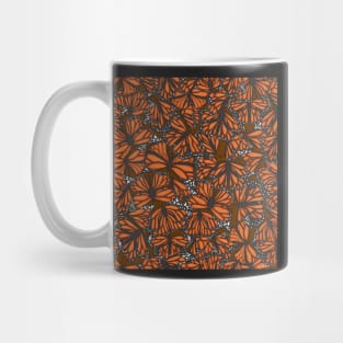 Orange Butterflies Mug